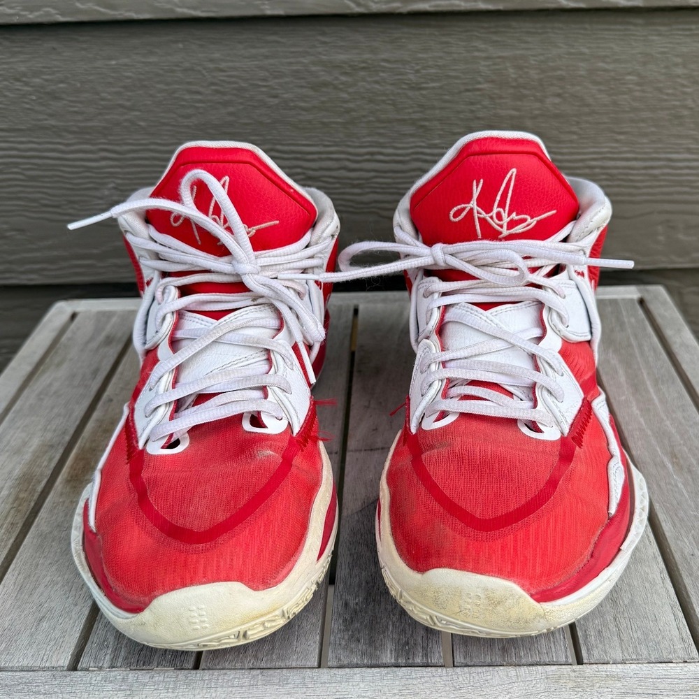 Nike Kyrie Infinity Fire and Ice University Red White Hightops Mens 9.5